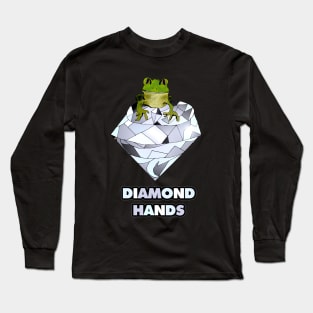 Diamond Hands Frog Long Sleeve T-Shirt